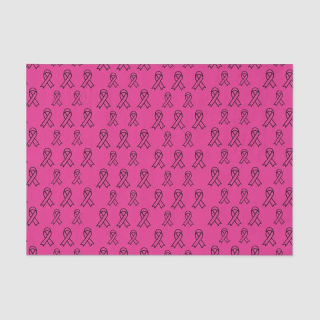 Papel De Seda Breast Cancer Awareness Tissue Paper (Anverso)