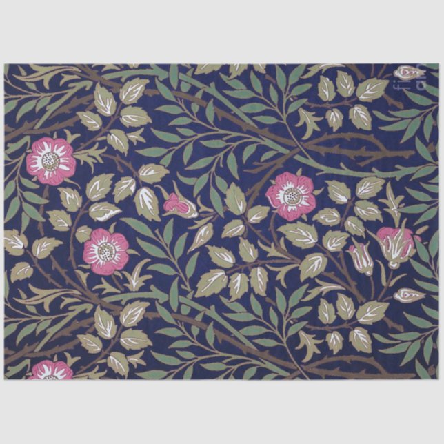 Papel De Seda Briar dulce, William Morris (Anverso)