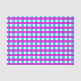 Papel De Seda Bright Gingham Tissue Paper