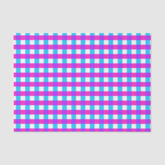 Papel De Seda Bright Gingham Tissue Paper