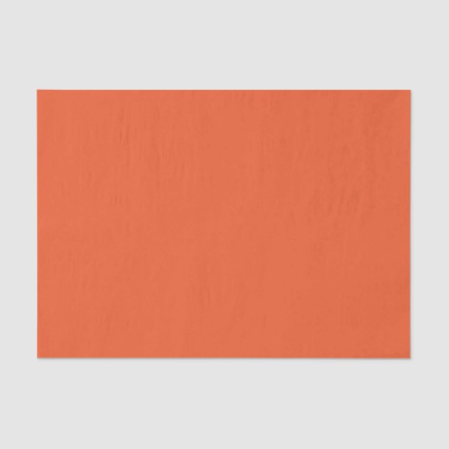 Papel De Seda Bright Orange Minimalist Solid Background (Anverso)