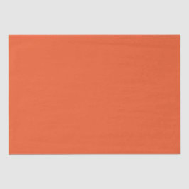 Papel De Seda Bright Orange Minimalist Solid Background