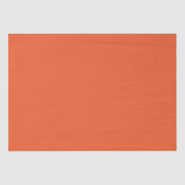 Papel De Seda Bright Orange Minimalist Solid Background (Anverso)