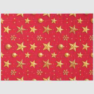 Papel De Seda Brilla, Navidad Estrellada