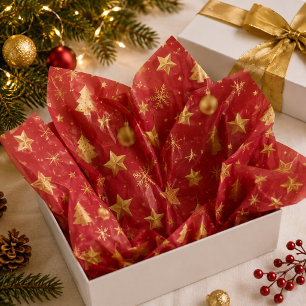 Papel De Seda Brillando en la noche de Navidad