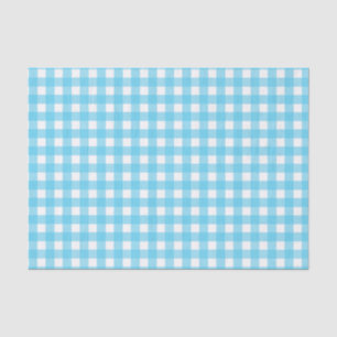 Papel De Seda Brillante azul ceruleano