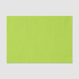 Papel De Seda Brillante Kelp Tropical Citron Neon Green Solid