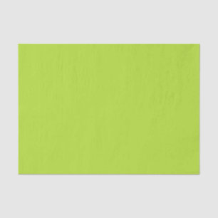 Papel De Seda Brillante Kelp Tropical Citron Neon Green Solid