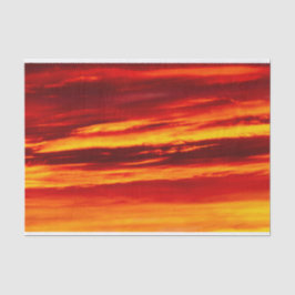 Papel De Seda Brillante Red Sunset