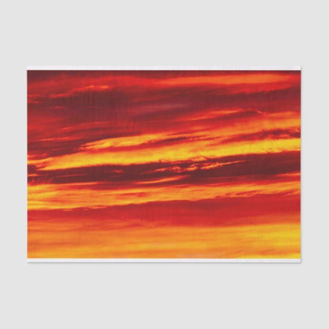 Papel De Seda Brillante Red Sunset (Anverso)
