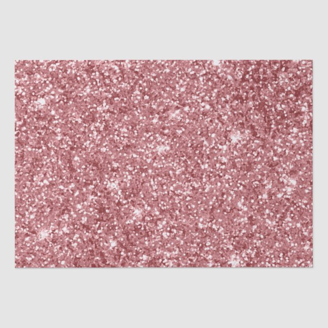 Papel De Seda Brillante Rosa Glitter Glamuroso (Anverso)