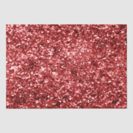 Papel De Seda Brillo Rojo de Navidad Glitter de Fiesta