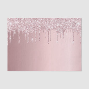 Papel De Seda Brillo rosa rubor gotas de brillo femenino 