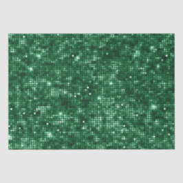 Papel De Seda Brillo verde navideño de vacaciones de Navidad