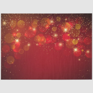 Papel De Seda Brillos dorados elegantes y bokeh en vacaciones ro