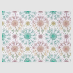 Papel De Seda Brisa de Dandelion caprichosa - Botánica Pastel