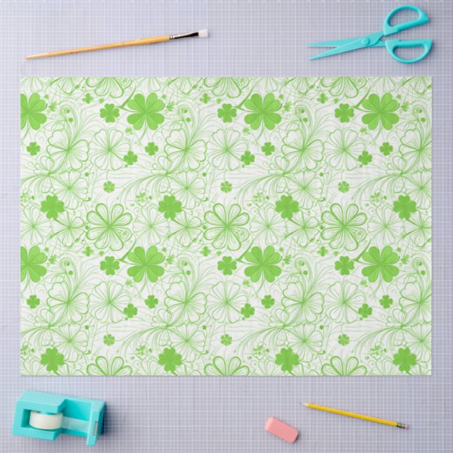 Papel De Seda Brisa Esmeralda (Artesanía)