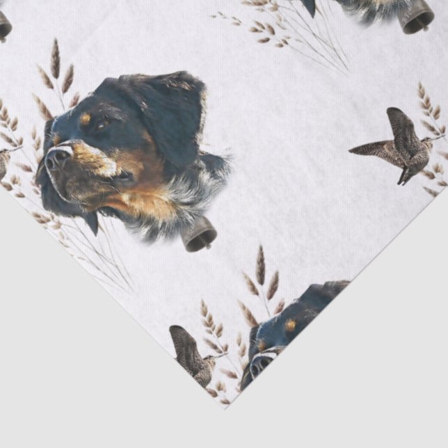Papel De Seda Brittany Spaniel y woodcock (Detalle)