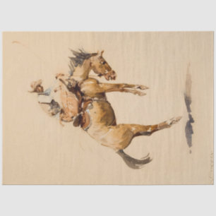Papel De Seda Bronco Salvaje de Edward Borein