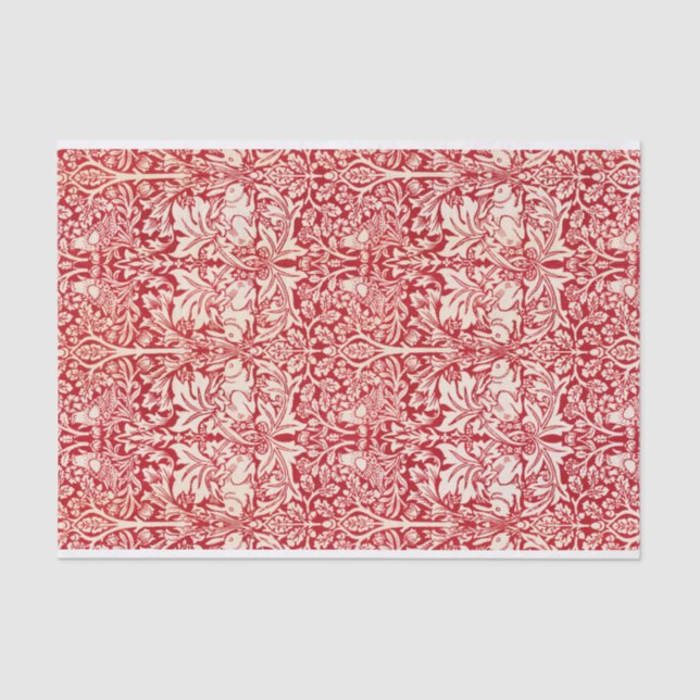 Papel De Seda Brother Rabbit por William Morris (Anverso)