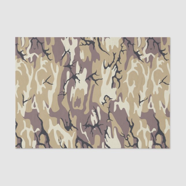 Papel De Seda Brown Camo (Anverso)