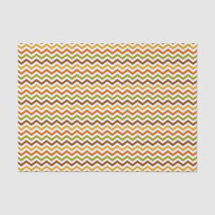 PAPEL DE SEDA BROWN NARANJA GOLD GREEN ZIG ZAG HUELGA