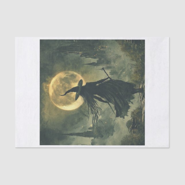 Papel De Seda Bruja en la noche1 (Anverso)