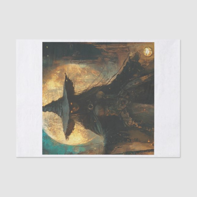 Papel De Seda Bruja en la noche 2 (Anverso)