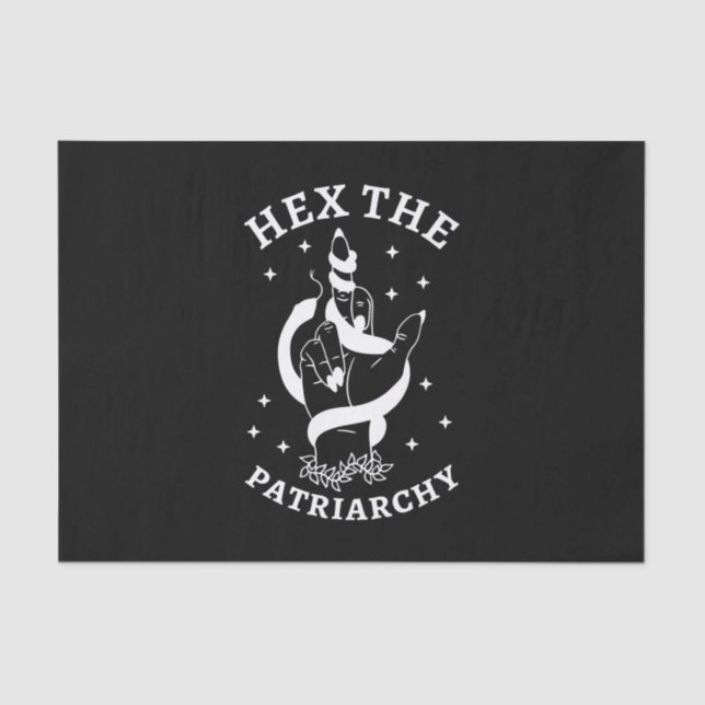 Papel De Seda Bruja feminista - Hex El Patriarcado III (Anverso)