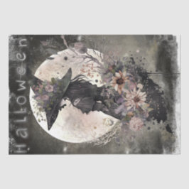 Papel De Seda Bruja floral mística