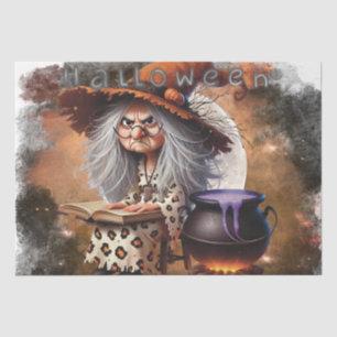 Papel De Seda Bruja gruñón de Halloween
