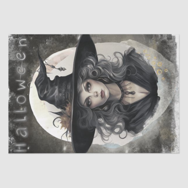 Papel De Seda Bruja mística (Anverso)