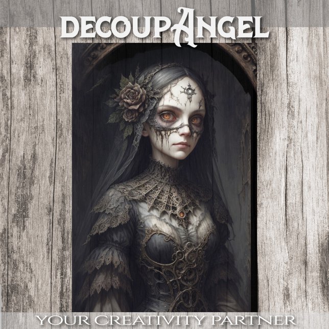 Papel De Seda Bruja mística: Clarissa - Decoupage - (Subido por el creador)