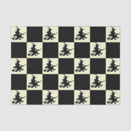 Papel De Seda Brujas Negras de Cuadros