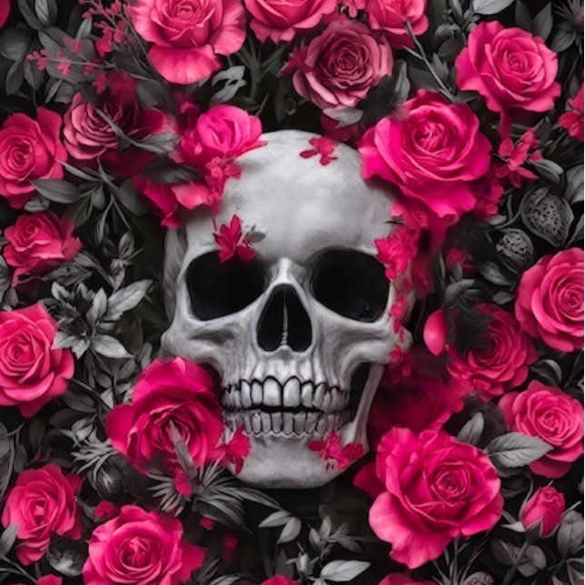 Papel De Seda Bubble Gum Pink Skull Decoupage paper  (Subido por el creador)