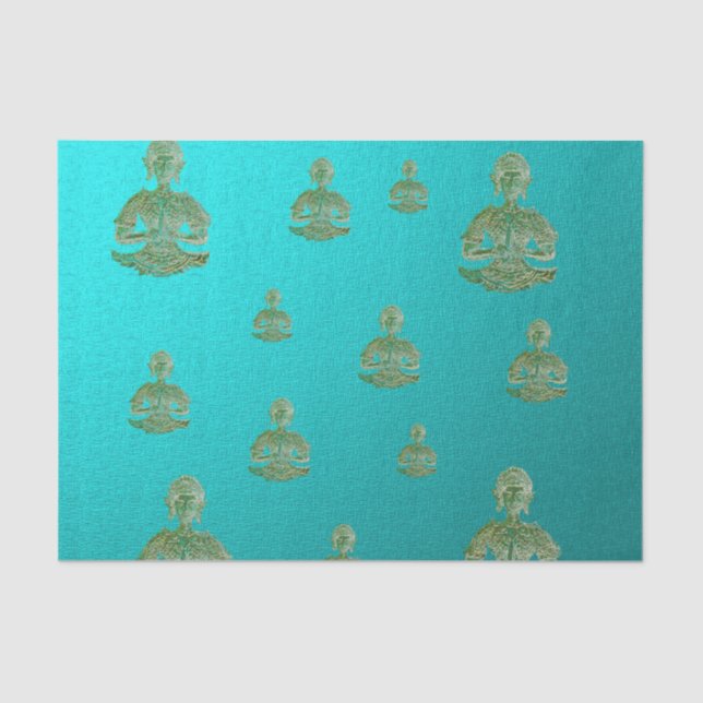 Papel De Seda buddha azul (Anverso)