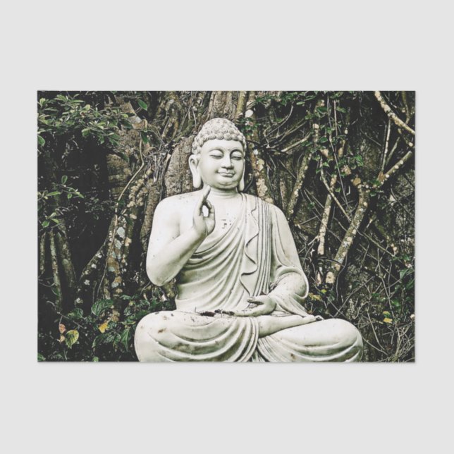 Papel De Seda buddha, budismo, asiático, tradicional, religión, (Anverso)