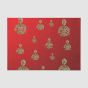 Papel De Seda buddha en rojo