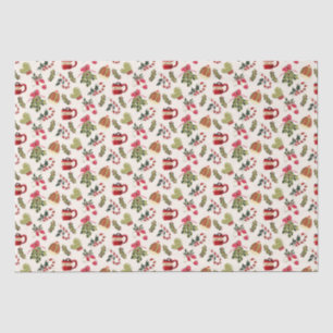 Papel De Seda Buenos días navidades con cacao y malvaviscos