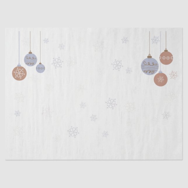 Papel De Seda Bulbs navidades (Anverso)