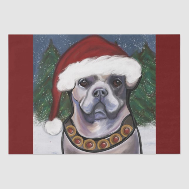 Papel De Seda Bulldog de sangre azul de Alapaha (Anverso)