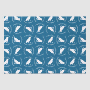 Papel De Seda Bulldog Pit Baby Shower Blue Boy Pitbull