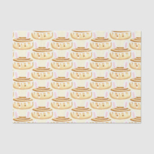 Papel De Seda Bun de Cinnamon de postre dulce conejo