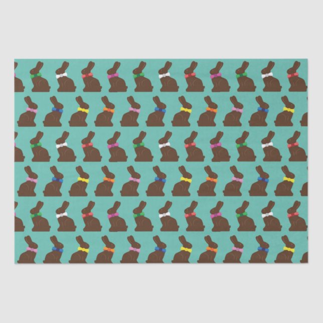 Papel De Seda Bunnies de chocolate (Anverso)