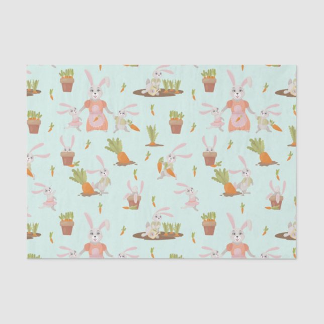 Papel De Seda Bunnies y zanjas (Anverso)