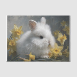 Papel De Seda Bunny with Daffodils 