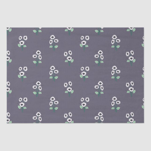 Papel De Seda Buque de flores de margarita (Anverso)