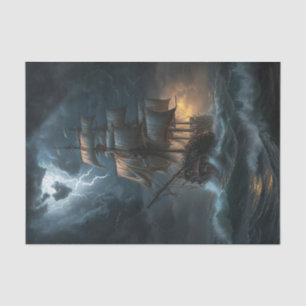 Papel De Seda Buque de tormenta