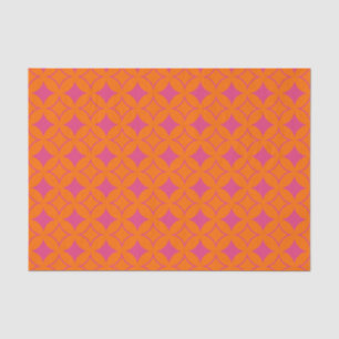 Papel De Seda Buques rosa y naranja