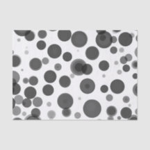 Burbujas de lunares modernos negros grises blancos